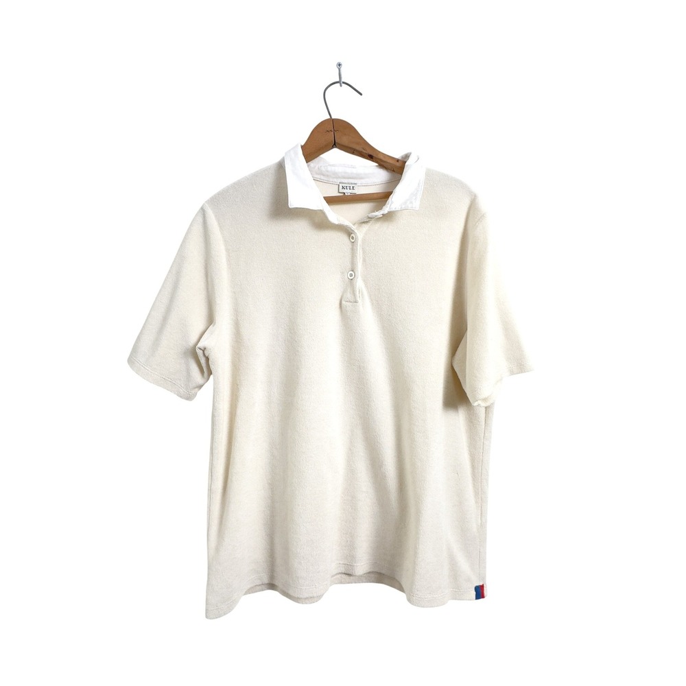 Kule Polo Shirt Cream Terry Cloth - XL